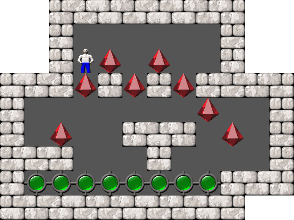 Sokoban Cosmac 7 level 16